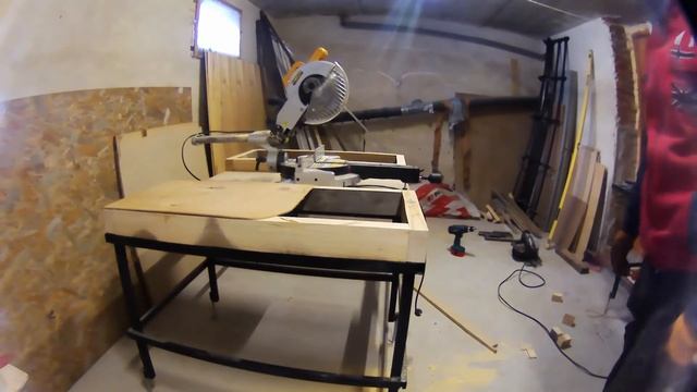 Новая мастерская. Второй верстак. Верстак для торцовки. смотреть онлайн