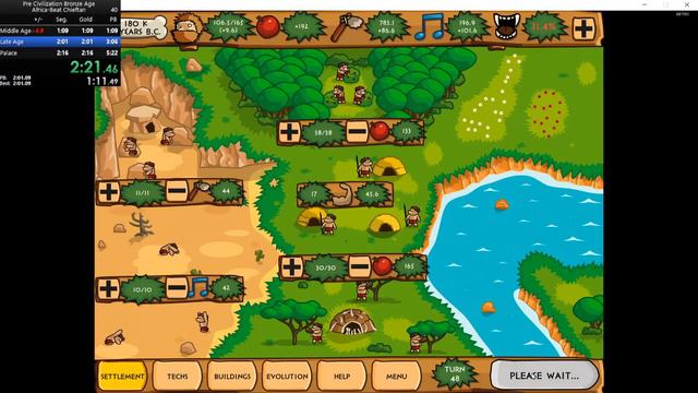 Pre Civilization Stone Age Chieftain Any% Speedrun (WR) смотреть онлайн
