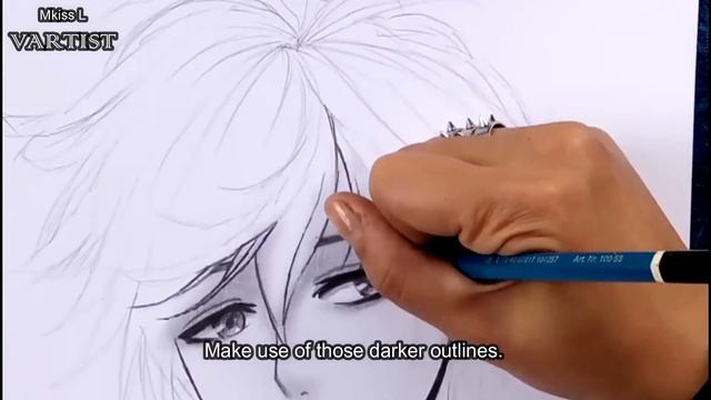 How to draw Anime "Using only ONE Pencil" Part II [Anime Drawing Tutorial for Beginners] смотреть онлайн