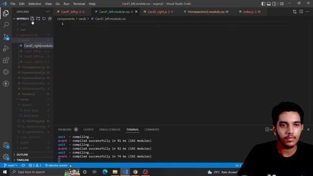 Build Professional Portfolio Website using Next.js and Firebase (Day-2) смотреть онлайн
