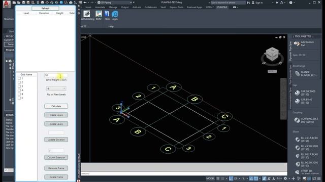 PLANTo3 3D Stick Frame for AutoCAD Plant 3D смотреть онлайн