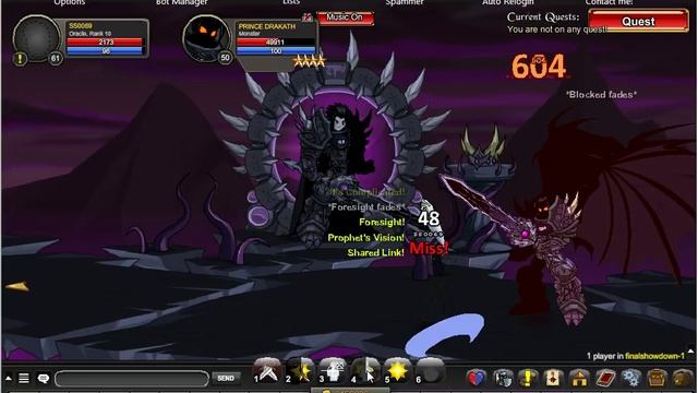 AQW oracle class can or can't kill drakath смотреть онлайн