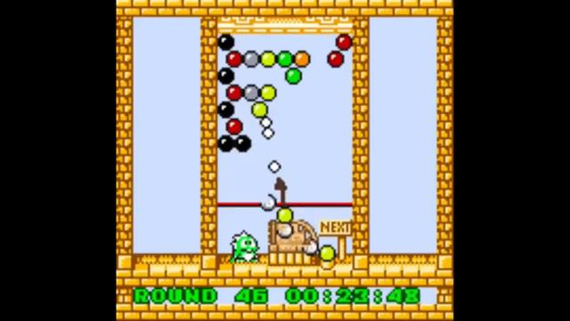 Puzzle Bobble Mini: Puzzle [Round 46] (Neo Geo Pocket Color Emulated) смотреть онлайн