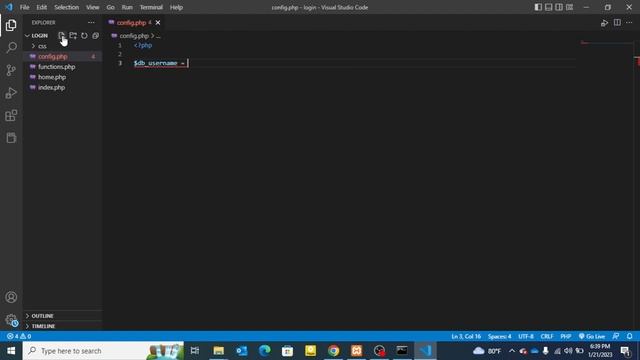 How to Connect Website to MySql Database using PHP - Login System Part 1 смотреть онлайн