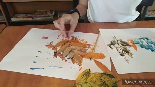 Поделка из осенних листьев смотреть онлайн