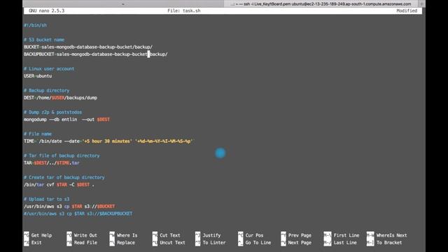 MongoDB backup on AWS S3 via Cronjob смотреть онлайн