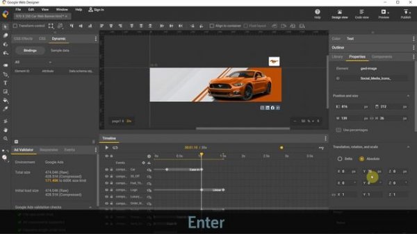✅ How to Create Animated HTML5 Banner Ads Using Google Web Designer | Convert PSD Banners to HTML5