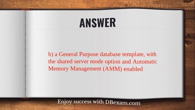1Z0-062 - Oracle Database 12c – Administration Certification Exam Questions смотреть онлайн