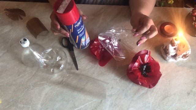 Мальва из пластиковой бутылки смотреть онлайн