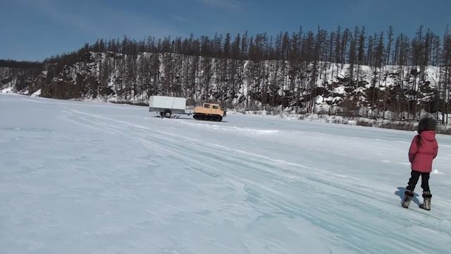 OHARA-SM20 (ISUZU) СЕМЕЙНЫЙ СНЕГОХОД.  С прицепом