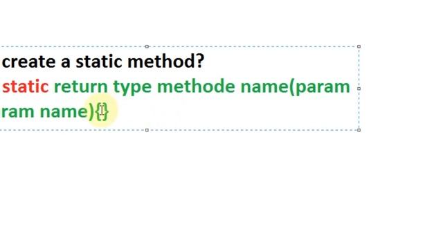 how to create static method in java смотреть онлайн
