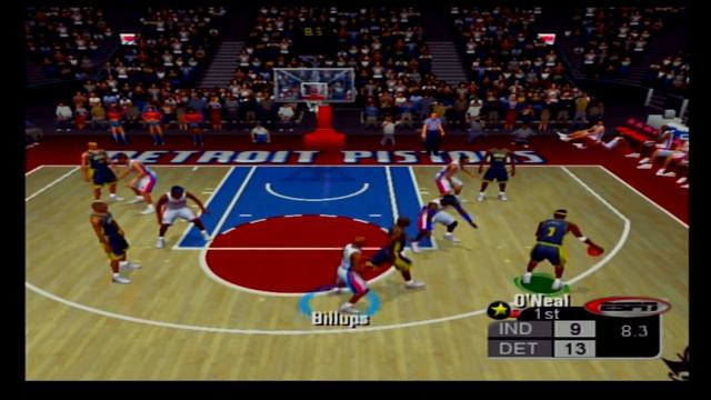 ESPN NBA BASKETBALL 2K4 PACERS VS PISTONS GAMEPLAY смотреть онлайн
