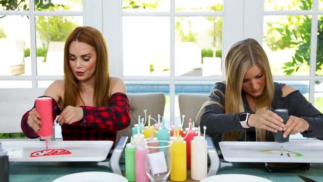 PANCAKE ART CHALLENGE!!! Summer EMOJI Edition w/ iJustine! смотреть онлайн
