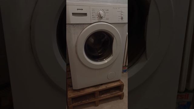 gorenje WA S 526 Reduced spin speed Part 2 смотреть онлайн