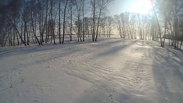 Мартовские катки на снегоходе Тайга Варяг 550 смотреть онлайн