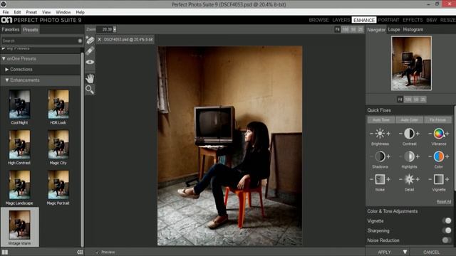 Edita fácil una foto con Enhance de Perfect Effects 9 | Photoshop CC смотреть онлайн