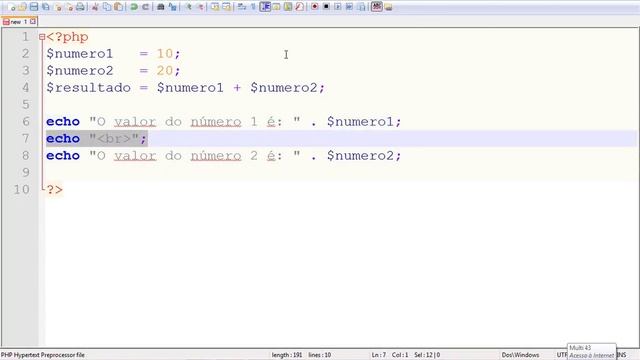 Ciência e Tecnologia - Aula 1 de PHP - variáveis, operações e XAMPP смотреть онлайн