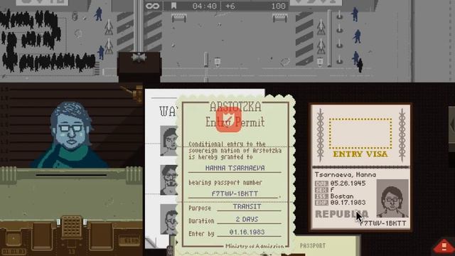 Let's Randomly Play - Papers, Please! Endless Mode (01) смотреть онлайн