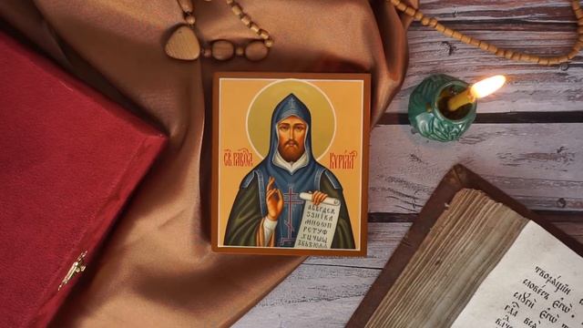 Рукописная икона Святой Кирилл равноапостольный смотреть онлайн