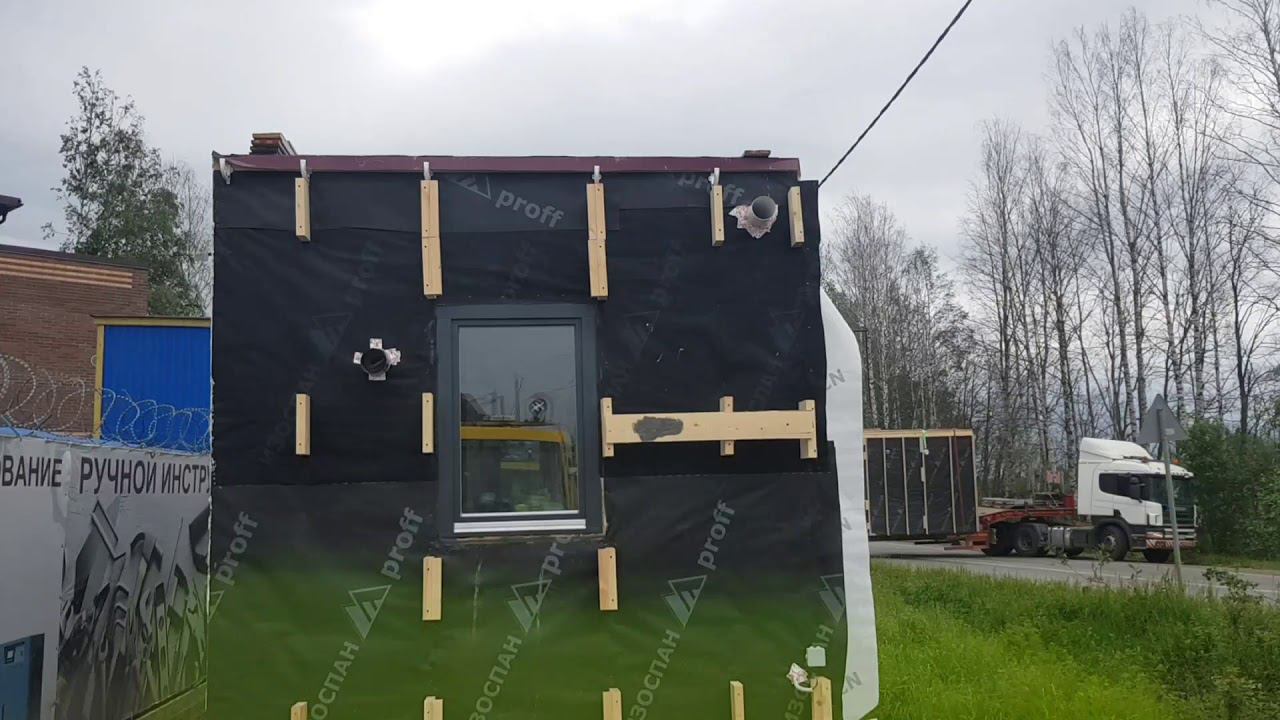 Дом поехал к клиенту.Едем на монтаж смотреть онлайн