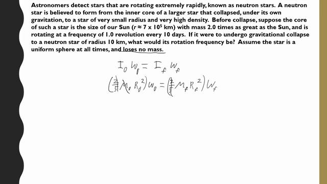 3.5 - Rotation - Angular Momentum смотреть онлайн