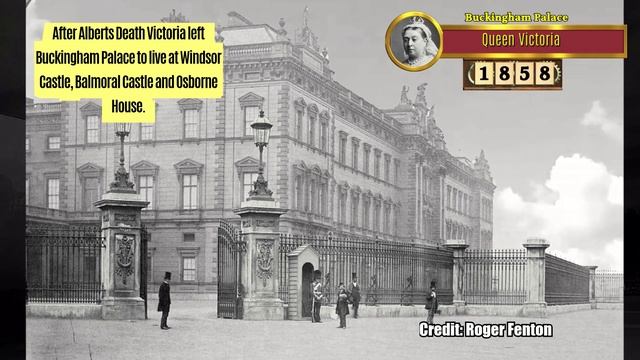 Buckingham Palace: Back In Time (Then & Now)