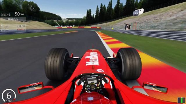 Ferrari F2004 - Spa Francorchamps - Assetto Corsa смотреть онлайн