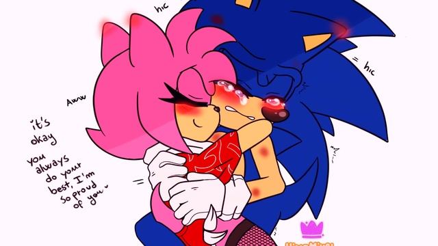 Sonic And Amy VS DeviantArt
