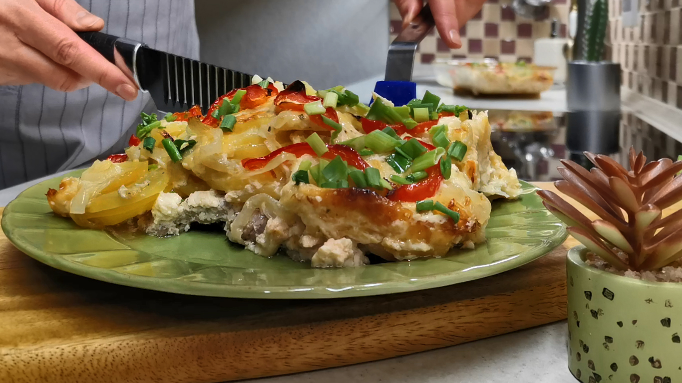 Намного КРУЧЕ чем мясо по-французски! Готовлю на ПРАЗДНИЧНЫЙ СТОЛ и про гарнир не нужно думать! смотреть онлайн