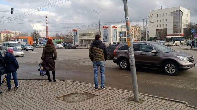 Подольск ул. Кирова перекресток Родина смотреть онлайн