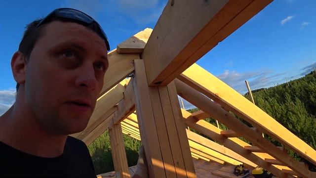 Стропила на каркасном доме смотреть онлайн