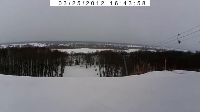 горнолыжный спуск в Иванчино. смотреть онлайн