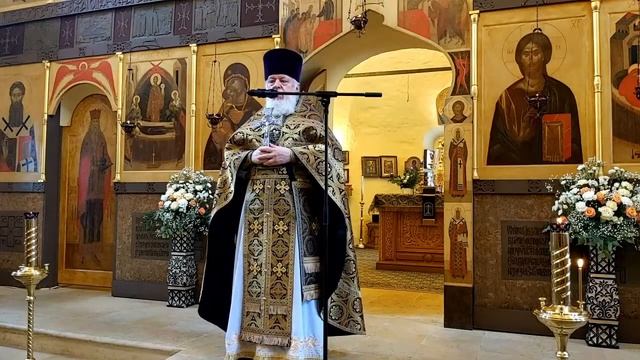 Неделя 5-я Великого поста. Проповедь протоиерея Игоря Зуева смотреть онлайн