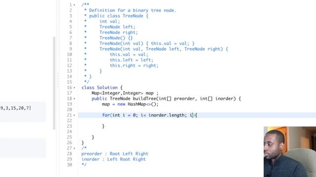 LEETCODE Coding Interview Question - Construct Binary Tree from Preorder and Inorder Traversal смотреть онлайн