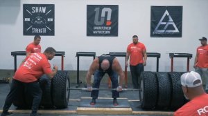 Мировой рекорд 550кг в становой тяге