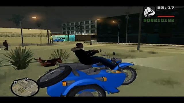 GTA San Andreas МОД Урал Турист с коляской смотреть онлайн