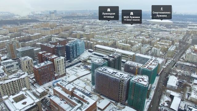ЖК «Садовые Кварталы» (аэросъемка: 17.11.2016) смотреть онлайн