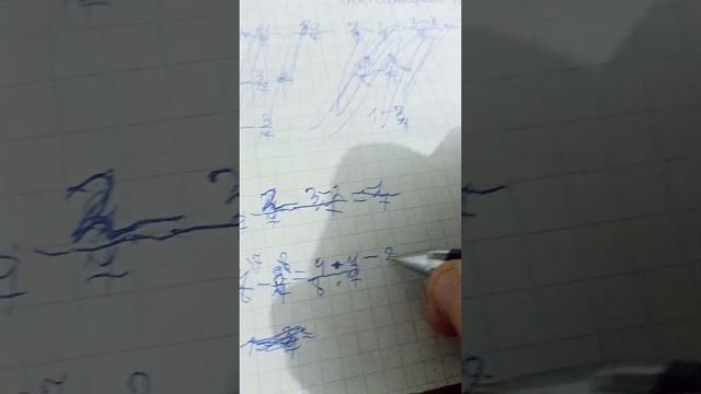 Как вычитать дроби (я смотрел Ваш учитель и запоминал как всё делается третий пример могу забыть) смотреть онлайн