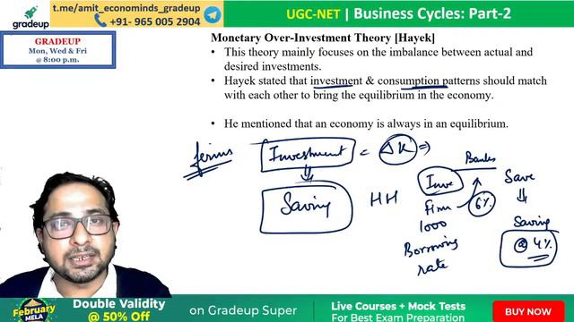 Business Cycles  Part-2 | Economics Crash Course | UGC NET 2021 Exam | Gradeup | Amit Chatterjee