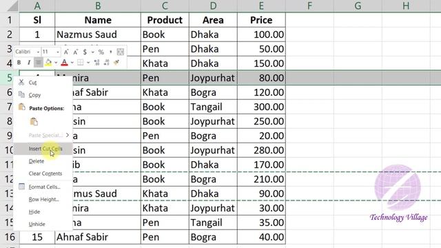 Copy Cell in Excel Without Losing Data | Copy Paste Data in Excel | MS Excel Tutorial Bangla смотреть онлайн