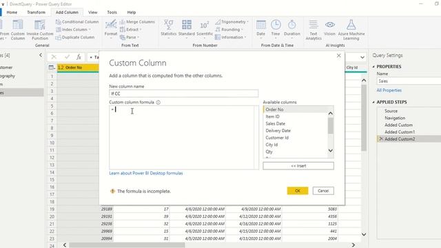 Power BI : Decoding Direct Query :Conditional Columns - using IF in columns - Part 4 смотреть онлайн