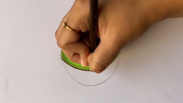 How To Draw A Kiwi | Color Pencil Tutorial смотреть онлайн
