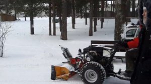Самодельный снегоуборщик теперь 4×2