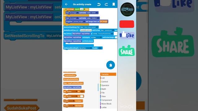 Easy implementation of NestedScrollView In Sketchware with a Custom Block смотреть онлайн