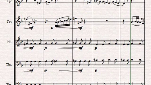 Mozart Pamina's Aria from the magic flute opera (Arranged for Brass quintet) смотреть онлайн