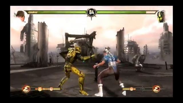 Mortal Kombat 9 (PC) - Street Fighter Chun-Li skin for Sonya - Gameplay смотреть онлайн