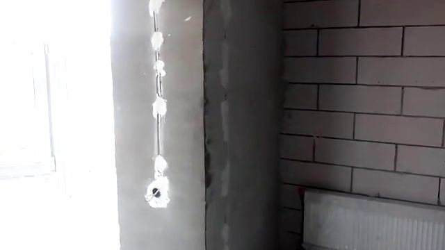 Начало штукатурки. Проводка(1) смотреть онлайн