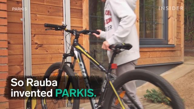 This bike rack hangs your bike vertically смотреть онлайн