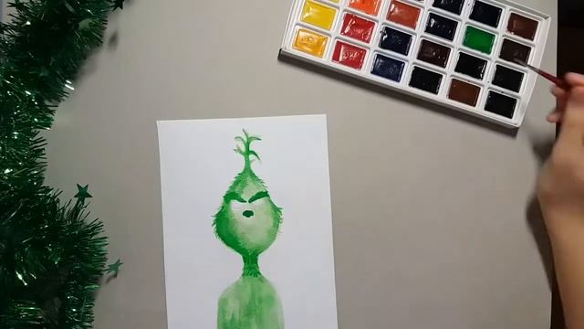 Drawing the Grinch/Рисуем Гринча смотреть онлайн