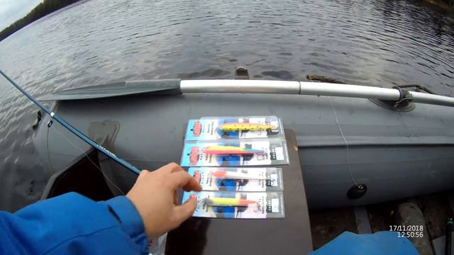 Закрытие летне- осеннего сезона 2018 на озере Кодари/Обзор Воблеров Lahti ! смотреть онлайн